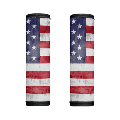 Grunge USA Flag Print Handle Covers