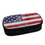 Grunge USA Flag Print Insulin Cooler Travel Case