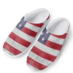 Grunge USA Flag Print Mesh Casual Shoes