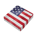 Grunge USA Flag Print Outdoor Seat Cushion Cover