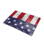 Grunge USA Flag Print Pet Cooling Mat Cover