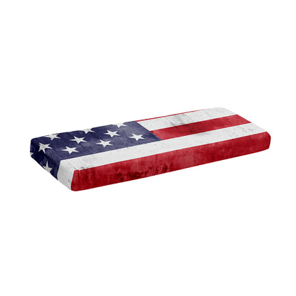 Grunge USA Flag Print Piano Keyboard Cover