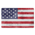 Grunge USA Flag Print Polyester Doormat