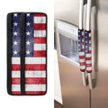 Grunge USA Flag Print Refrigerator Handle Covers