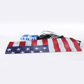 Grunge USA Flag Print Sports Towel
