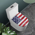 Grunge USA Flag Print Toilet Lid Cover
