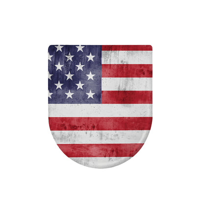 Grunge USA Flag Print Toilet Lid Cover