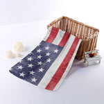 Grunge USA Flag Print Towel