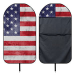 Grunge USA Flag Print Waterproof Car Seat Cover