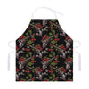 Guns And Flowers Pattern Print Adjustable Apron