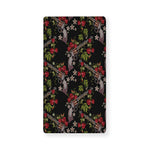 Guns And Flowers Pattern Print Baby Crib Sheet