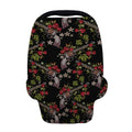 Guns And Flowers Pattern Print Baby Seat Cover
