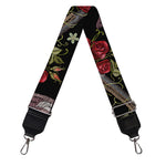 Guns And Flowers Pattern Print Bag Strap