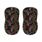 Guns And Flowers Pattern Print Bar Stool Covers