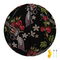 Guns And Flowers Pattern Print Basketball