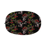 Guns And Flowers Pattern Print Car Side Mirror Covers