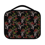 Guns And Flowers Pattern Print Classic Bible Case