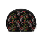 Guns And Flowers Pattern Print Coin Purse