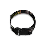 Guns And Flowers Pattern Print Dog Collar