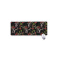 Guns And Flowers Pattern Print Extended Mouse Pad