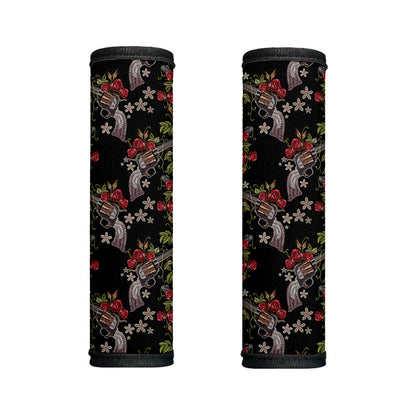 Guns And Flowers Pattern Print Handle Covers