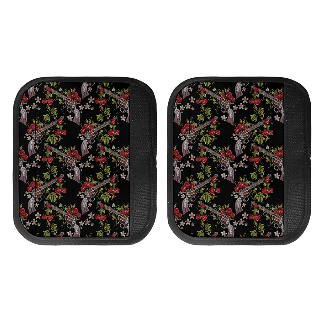 Guns And Flowers Pattern Print Handle Covers
