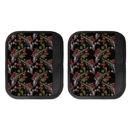 Guns And Flowers Pattern Print Handle Covers