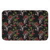 Guns And Flowers Pattern Print Indoor Door Mat