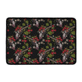 Guns And Flowers Pattern Print Kitchen Mat
