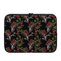 Guns And Flowers Pattern Print Laptop Sleeve