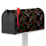 Guns And Flowers Pattern Print Mailbox Cover