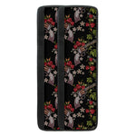 Guns And Flowers Pattern Print Refrigerator Handle Covers