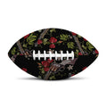 Guns And Flowers Pattern Print Rugby Ball