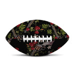 Guns And Flowers Pattern Print Rugby Ball