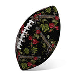 Guns And Flowers Pattern Print Rugby Ball