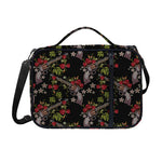 Guns And Flowers Pattern Print Shoulder Strap Bible Bag