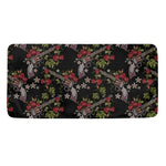 Guns And Flowers Pattern Print Towel