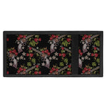 Guns And Flowers Pattern Print Trifold Wallet
