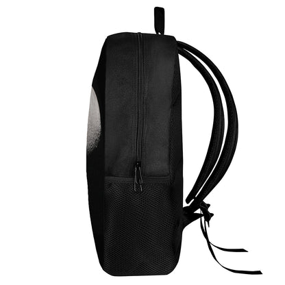 Half Moon Print 17 Inch Backpack