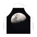 Half Moon Print Adjustable Apron