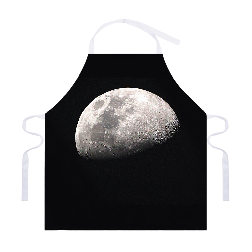 Half Moon Print Adjustable Apron