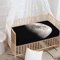 Half Moon Print Baby Crib Sheet