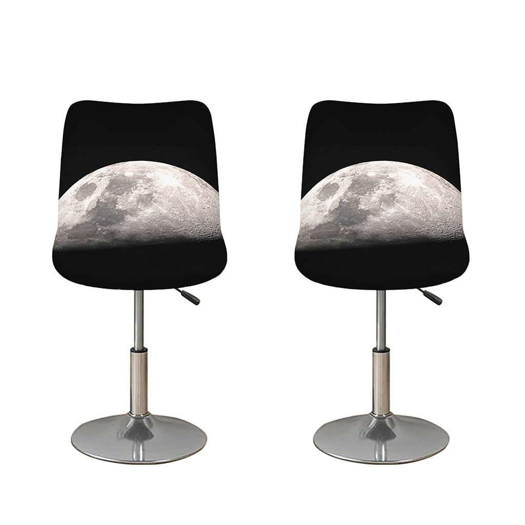 Half Moon Print Bar Stool Covers