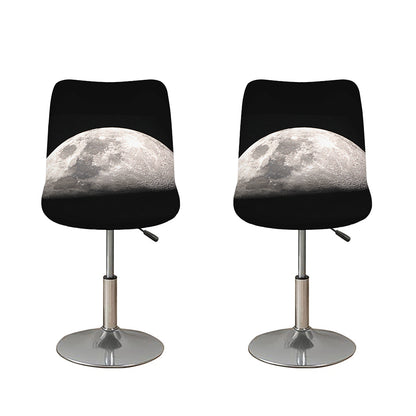 Half Moon Print Bar Stool Covers