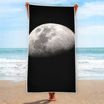 Half Moon Print Beach Towel