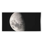 Half Moon Print Beach Towel