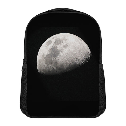 Half Moon Print Casual Backpack