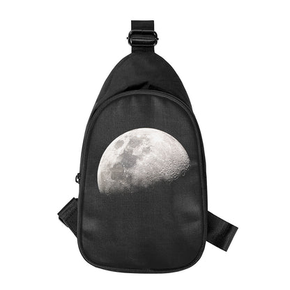 Half Moon Print Chest Bag