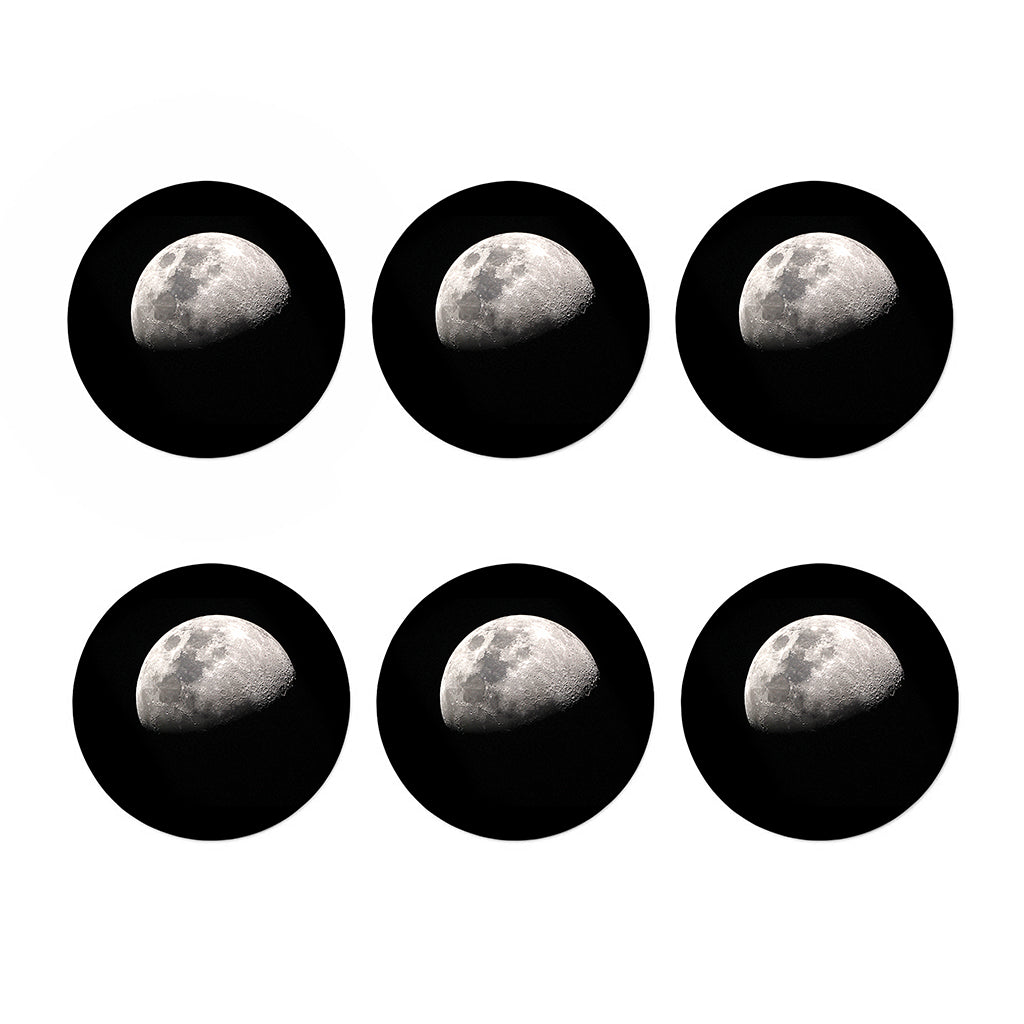 Half Moon Print Coaster Set