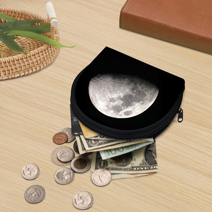 Half Moon Print Coin Purse
